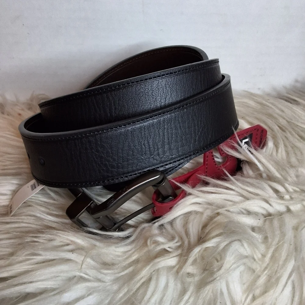 Levi's Big & Tall Reversible Blackbrown Belt 54
